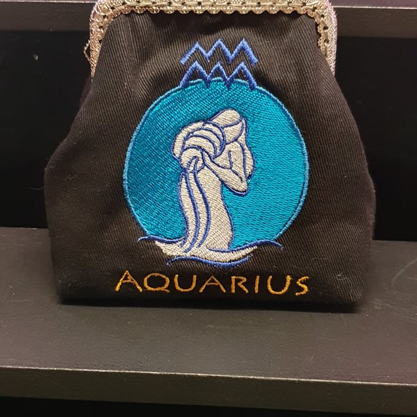 Zodiac sign purse