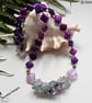 Amethyst, Fluorite & Howlite Necklace 'ONE OFF' - Image 5