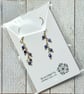 Lapis Lazuli Dangle Earrings, Gold Stainless Steel, Healing Crystal - Image 8