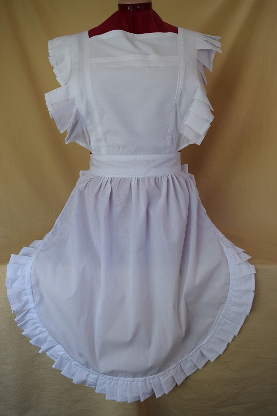Vintage Victorian Style Full Apron Pinny - White (FC041V)