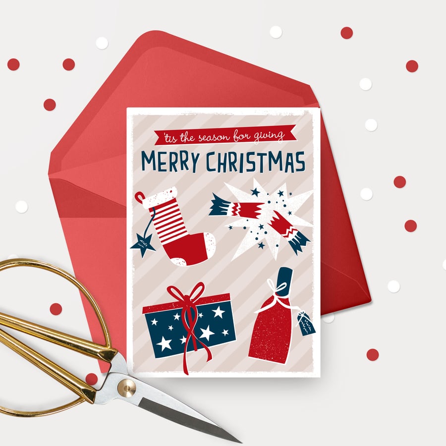 Christmas card - Scandinavian Christmas - Christmas presents - Giving - Hygge