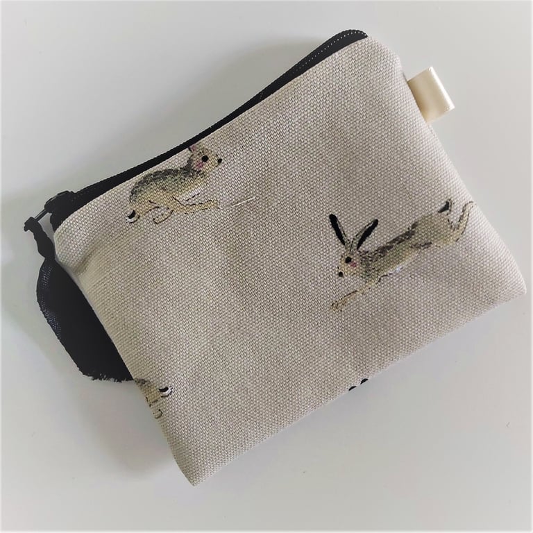 SALE Sophie Allport Hares   Coin Purse