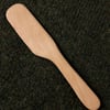 Beech wood square butter knife