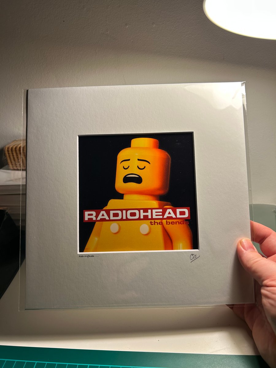 Radiohead – The Bends (Lego Head Edition) Album Cover