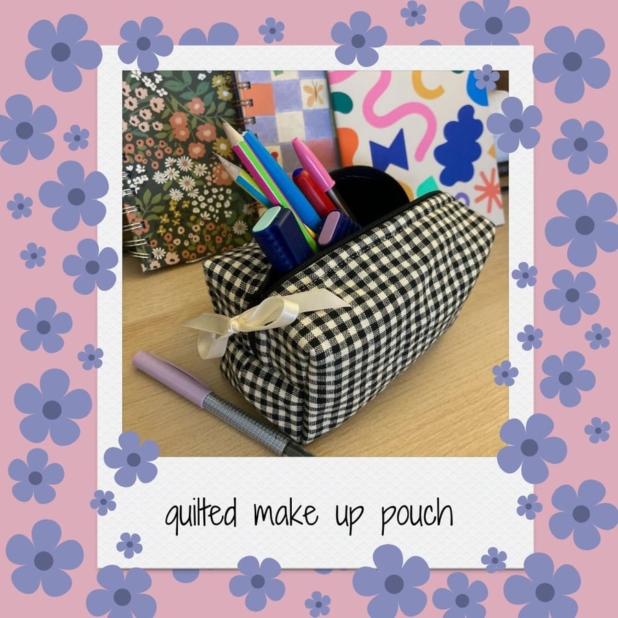 Quilted Make Up Bag