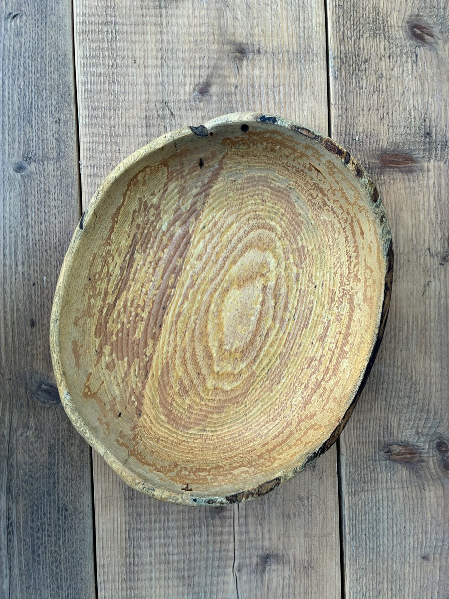 Natural edge Ash fruit bowl