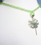 Dandelion Pendant Necklace in a Choice of Bead Colours, Nature Jewellery - Image 2