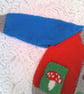 Child's Multi Coloured Cardigan with a Cute Mushroom Design Pocket, Custom Make - Image 4