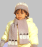 VINTAGE KNITTING PATTERN PDF Snowman Set - Image 1