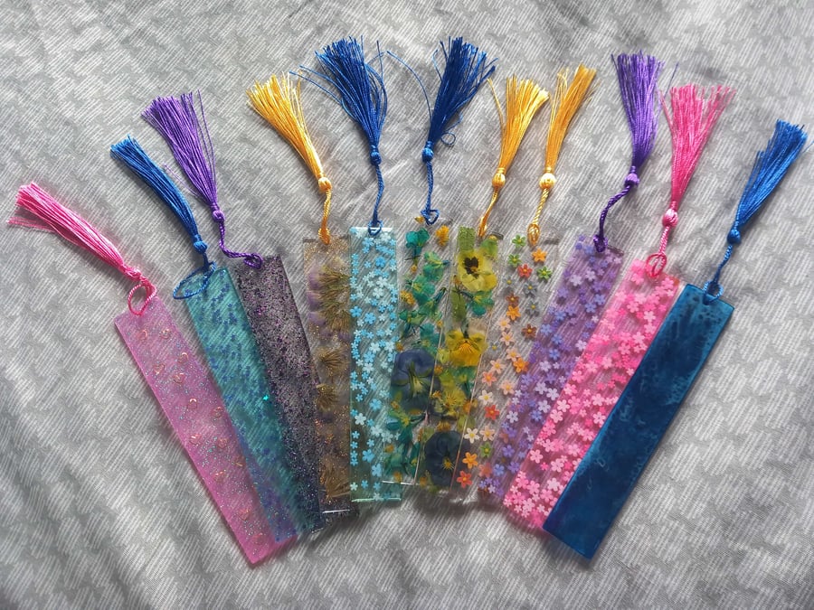 Decorative Resin bookmarks 