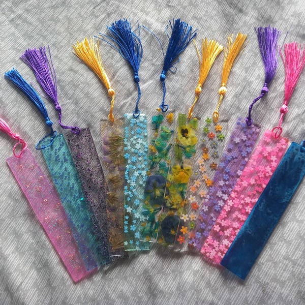 Decorative Resin bookmarks 