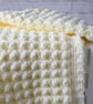 Crochet Baby Blanket in Yellow and white  - Image 4