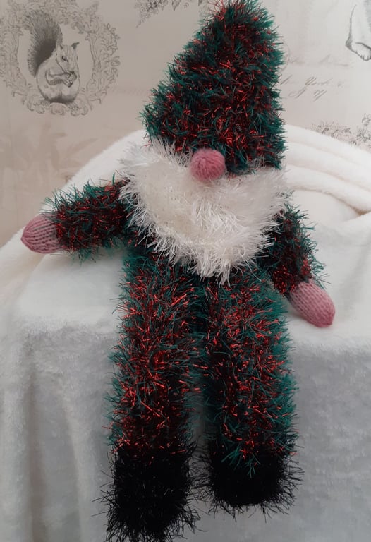 Christmas Gonk on the Mantlepiece