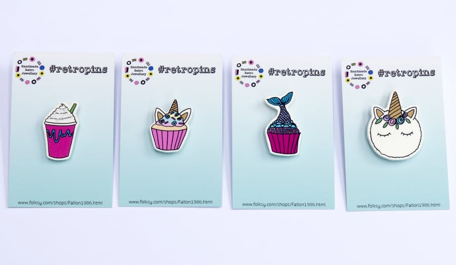 Retropins - Mystical and Magical collection - CHOOSE YOUR FAVOURITE