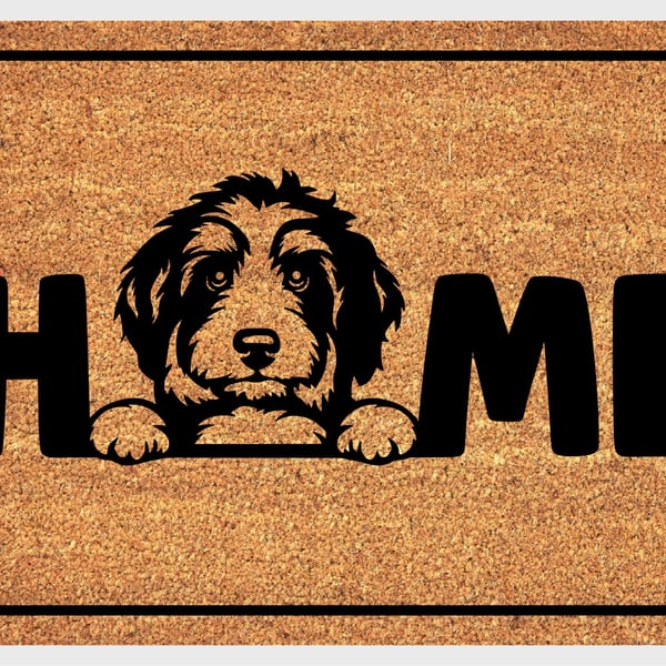 Bernedoodle Home Door Mat No.1 - Bernedoodle Welcome Mat - 3 Sizes