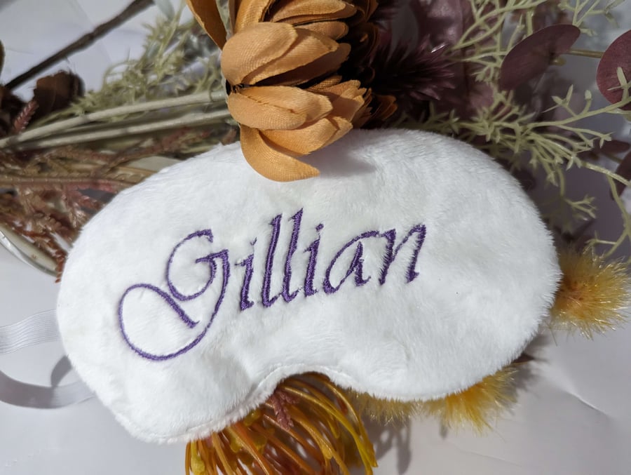 Personalised embroidered face mask (Made to order)