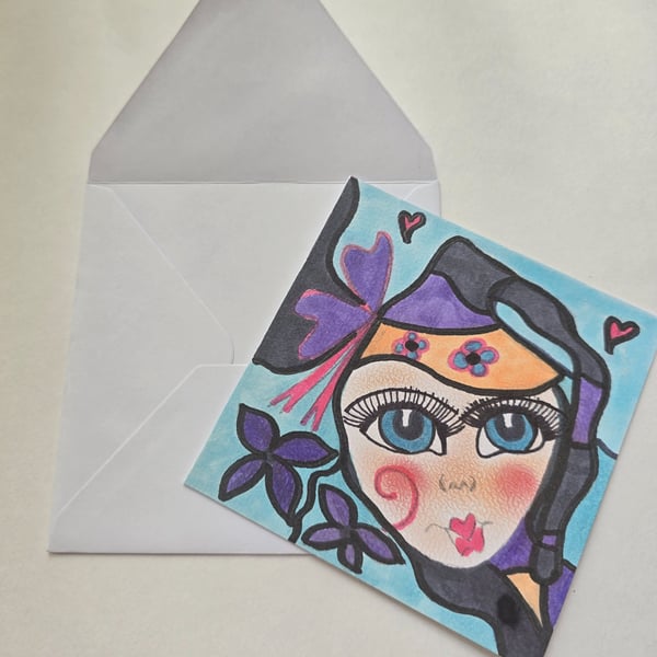 Fairy Witch Greeting Card