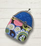 Handmade Coin Purse, Frame Purse, Bright Fabric Purse - Image 2