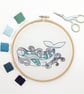 Whale Embroidery Kit - Simple Embroidery Kit, Hand Embroidery Kit - Image 6
