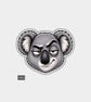 Funny Vinyl Sticker For Adults - Cheeky Sly Koala Face