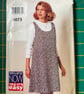 90s A Line Dress and Top Sewing Pattern See and Sew 4073 Easy Sew Size 12 to 16 