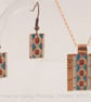 Copper Aztec Style Pendant and Earrings Set - Image 6