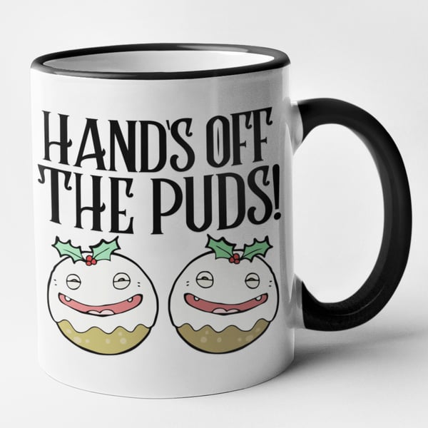 Hands Of The PUDS! Christmas Mug - Funny Novelty Christmas Mug Gift