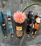 Fabric Wristlet Lanyard - Lobster Clasp - Fabric Key Fob for Keys - Wrist Strap 