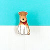 Hector the Fox Terrier Dog Brooch!