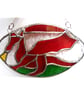 Welsh Dragon Red Rugby Ball Suncatcher Stained Glass 009 - Image 6