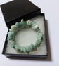 Memory Wire Bracelet with Amazonite, Gemstone Cuff wrap - Image 4