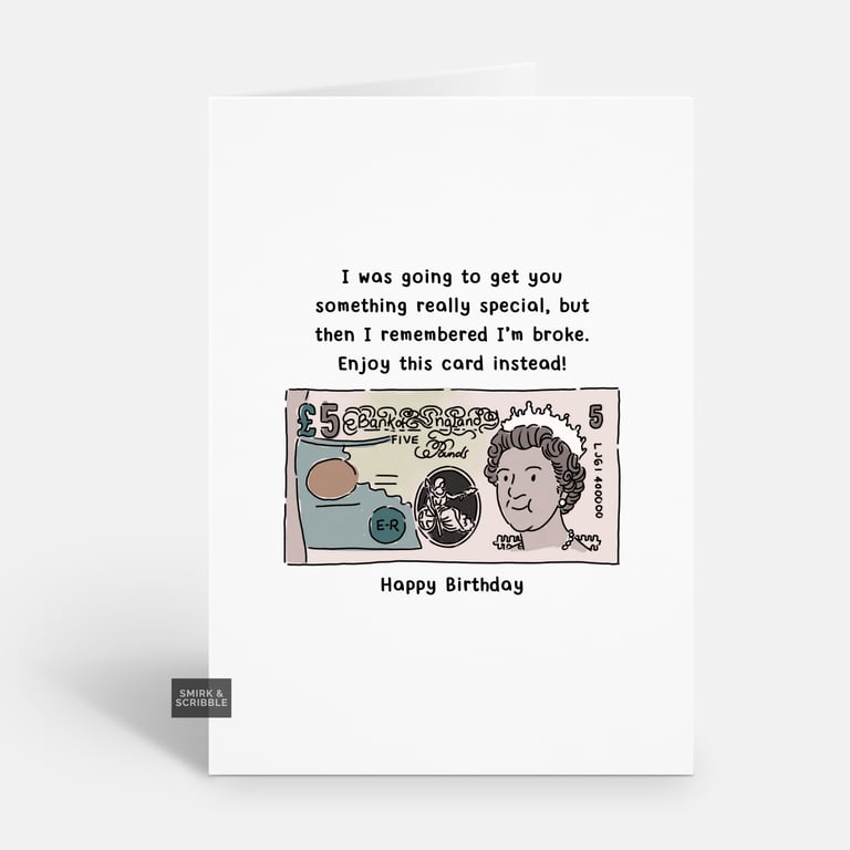 Unique Funny Birthday Card For Him Or Her 