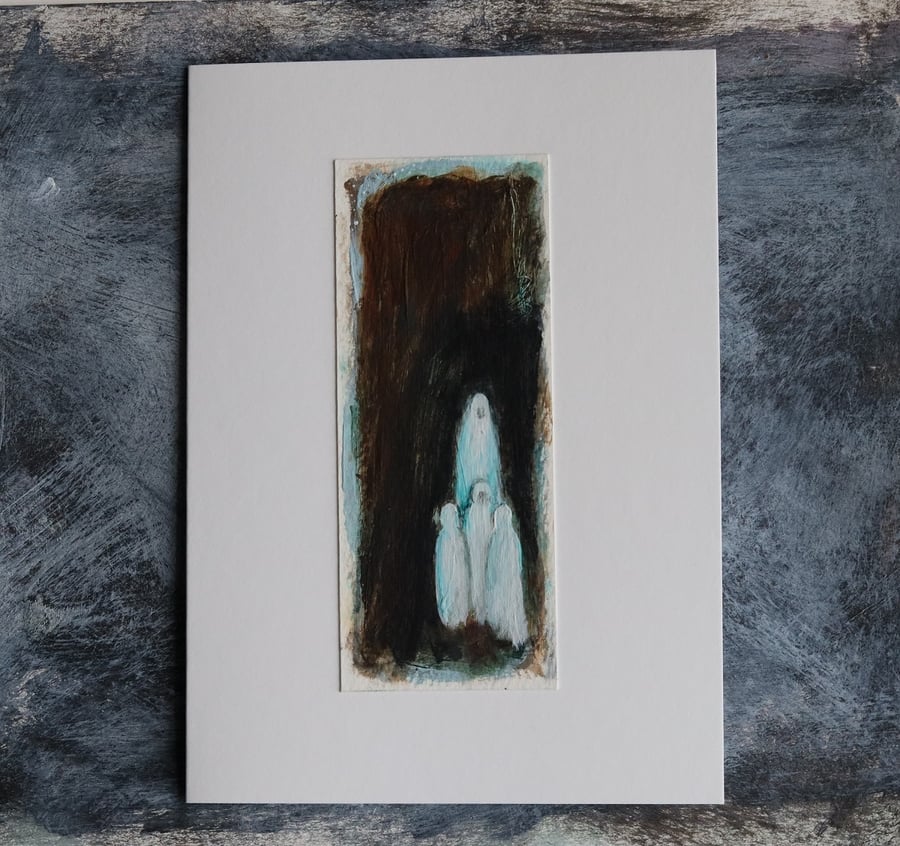 greetings card - small painting