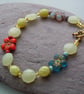 Lemon Jade & Czech glass bead bracelet - Image 3
