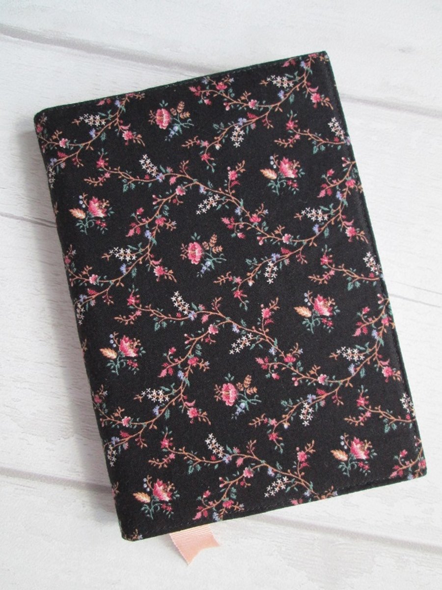 A6 Ditsy Floral Trellis Reusable Notebook Cover