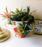 Poppy Decoupage Indoor Pot