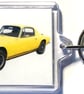 Lotus Elan Plus 2S 1973 - Keyring with 50x35mm Insert - Car Enthusiast - Image 2