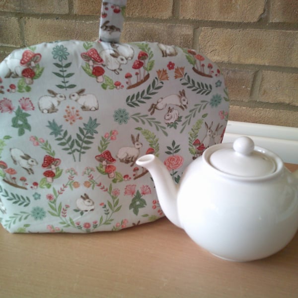 Rabbits and Toadstools Small Teacosy