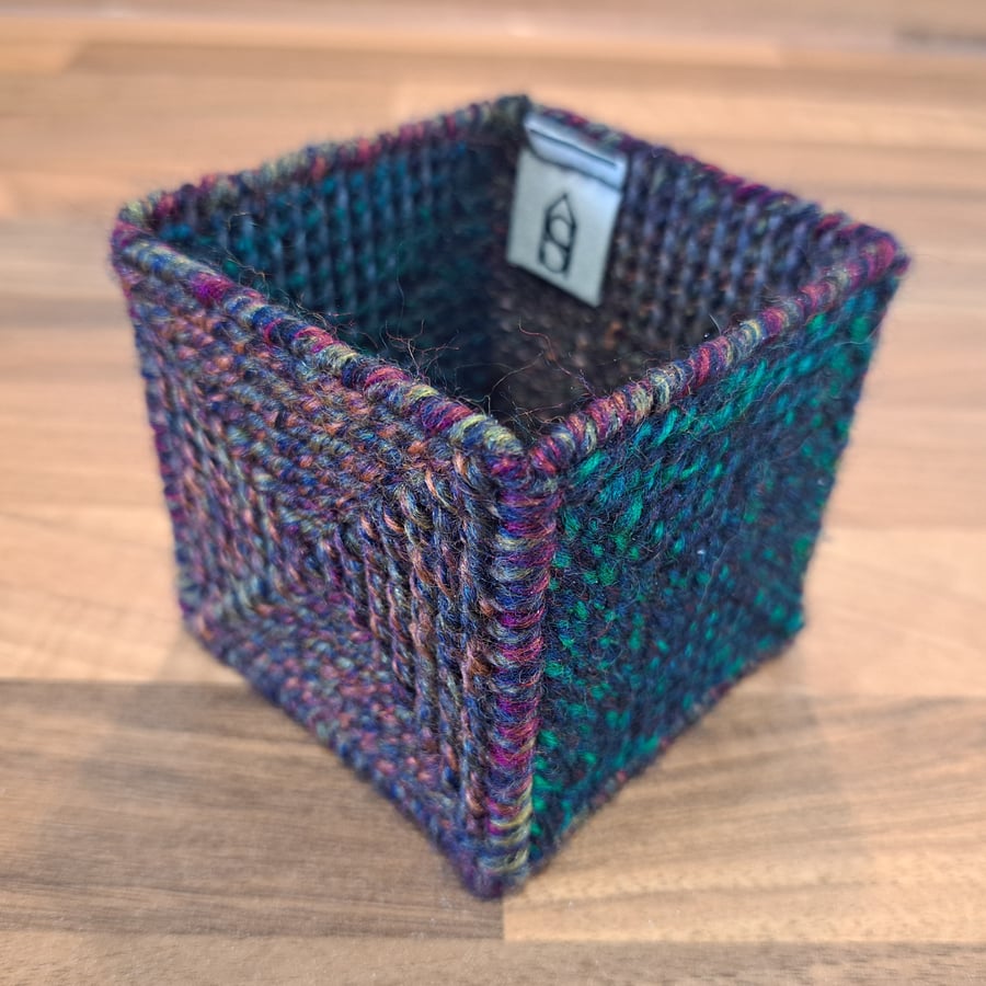 Medium container for office items - dark colours mix