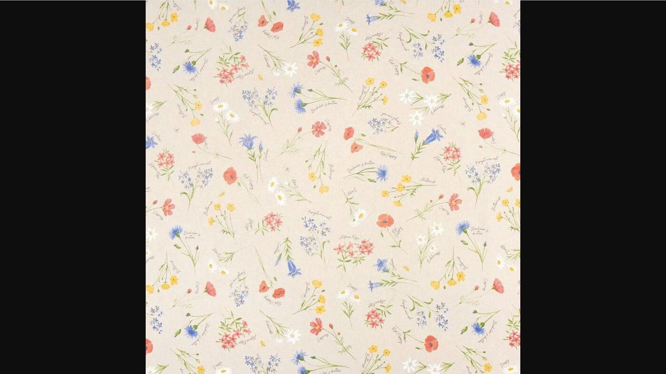 Country Flowers Tablecloth  250 x 135cm  