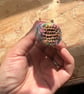 hand crochet copper wire with Mohair unique wearable vases brooch - Image 7