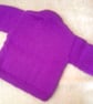Cherry Pattern Baby's Cardigan, Baby Shower Gift, Christening Gift - Image 2