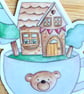 Tiny House Teacup Vinyl Illustrated Sticker  - Image 5