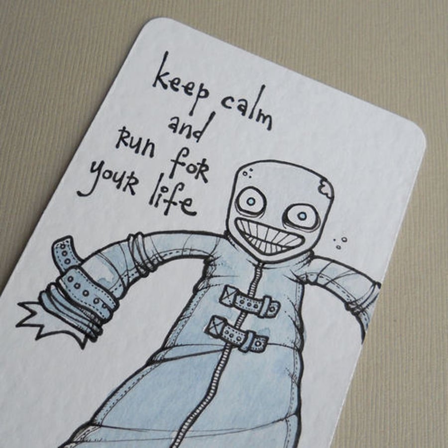 scary zombie (mini art card/aceo)