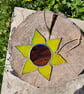 Stained Glass Sunflower Suncatcher: Boho Home Decor, Handmade - Image 9