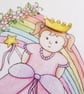 Princess Birthday Card - Rainbow Princess - Our Little Princess  - Image 8