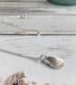 Silver Scallop Shell Necklace – Recycled Fine Silver Small Pendant - Image 5