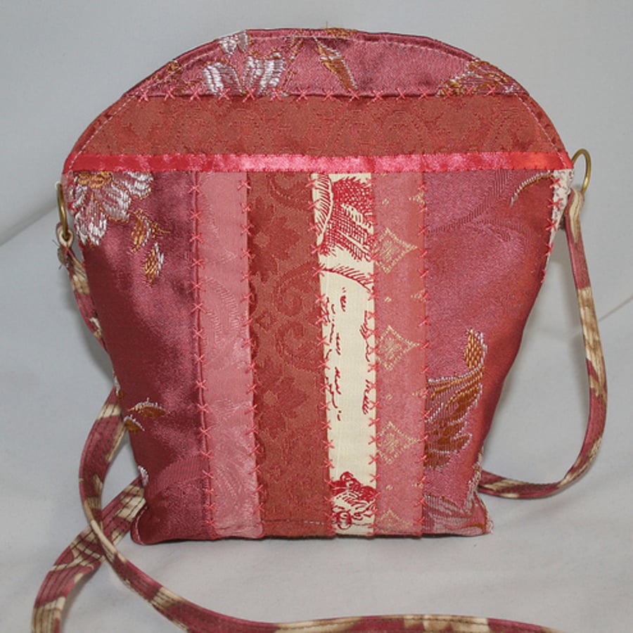Pink patchwork bag