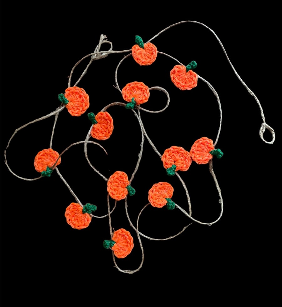 Pumpkin Bunting, Halloween Bunting, Autumn Bunting, Free Postage