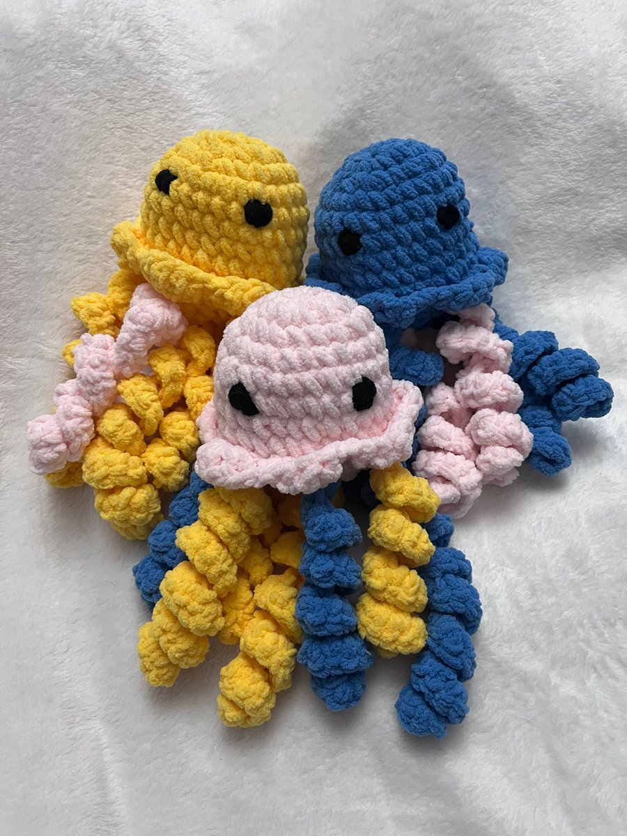 Chunky Crochet Jellyfish Plush